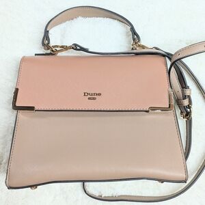 Dune London Blush and Beige Crossbody Bag